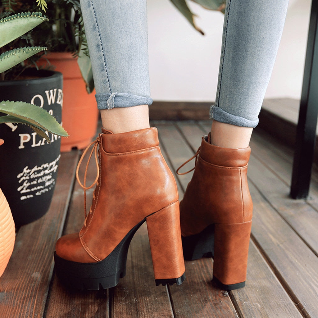 The Chelsea Block heeled ankle boot, winter wear for women. 2 WickedYo